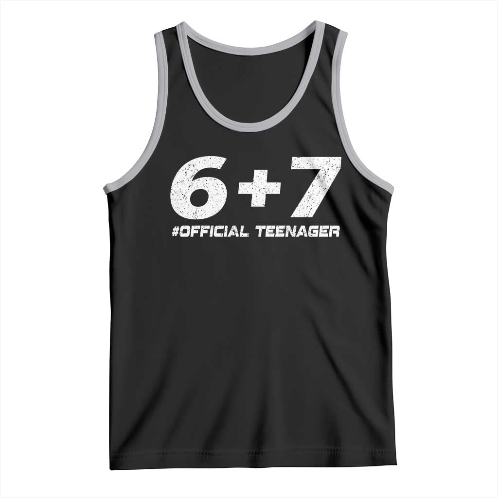 Funny 13th Birthday Official Teenager Tank Top 13 Years Old Boys Kids