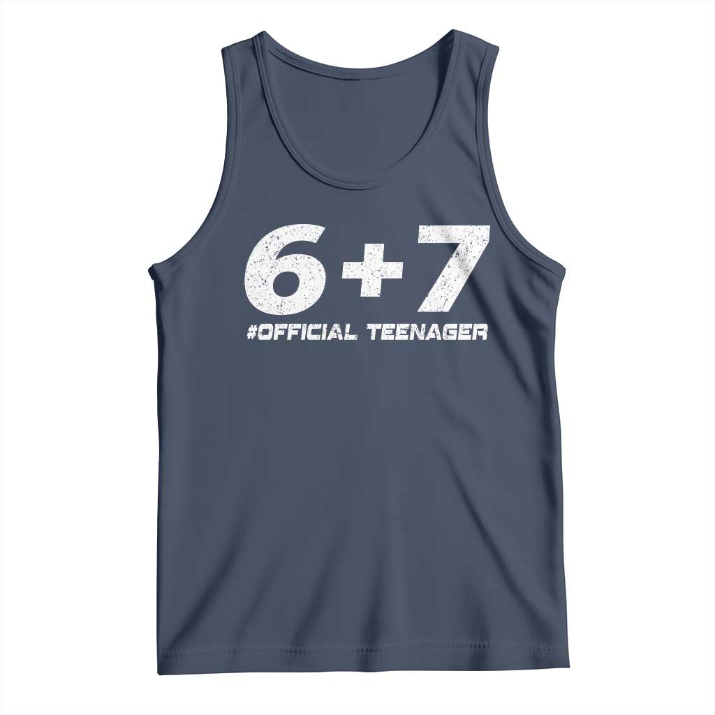 Funny 13th Birthday Official Teenager Tank Top 13 Years Old Boys Kids