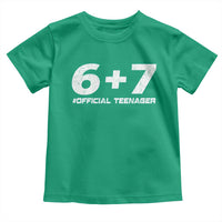 Funny 13th Birthday Official Teenager Toddler T Shirt 13 Years Old Boys Kids