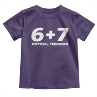 Funny 13th Birthday Official Teenager Toddler T Shirt 13 Years Old Boys Kids