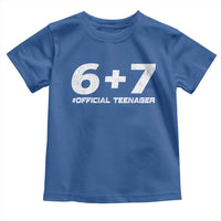 Funny 13th Birthday Official Teenager Toddler T Shirt 13 Years Old Boys Kids