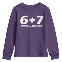 Funny 13th Birthday Official Teenager Youth Sweatshirt 13 Years Old Boys Kids