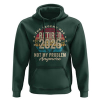 The Legend Has Retired 2026 Hoodie Retro Funny Retirement