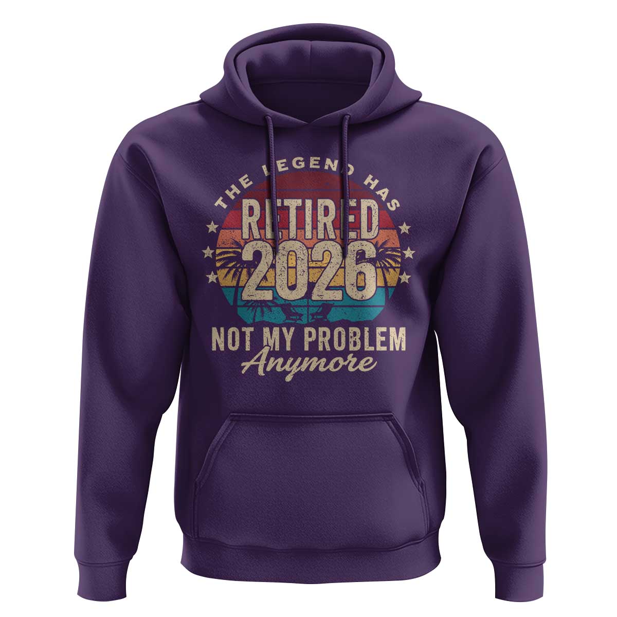 The Legend Has Retired 2026 Hoodie Retro Funny Retirement