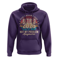 The Legend Has Retired 2026 Hoodie Retro Funny Retirement