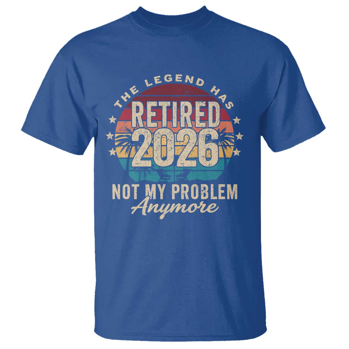 The Legend Has Retired 2026 T Shirt Retro Funny Retirement