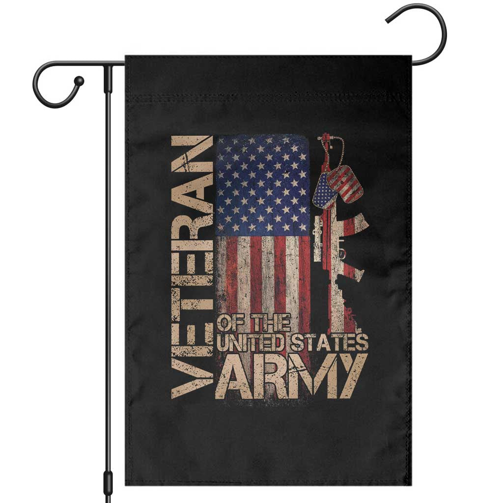Veteran Of The United States Garden Flag Army US Flag Veteran Patriotic
