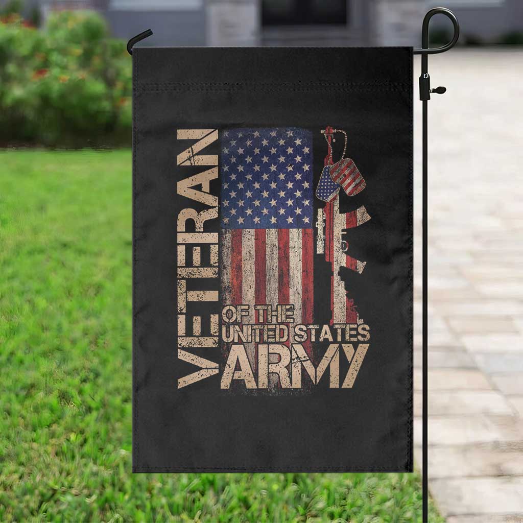 Veteran Of The United States Garden Flag Army US Flag Veteran Patriotic