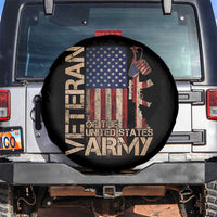 Veteran Of The United States Spare Tire Cover Army US Flag Veteran Patriotic