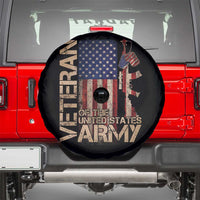 Veteran Of The United States Spare Tire Cover Army US Flag Veteran Patriotic