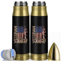 Veteran Of The United States Bullet Tumbler Army US Flag Veteran Patriotic