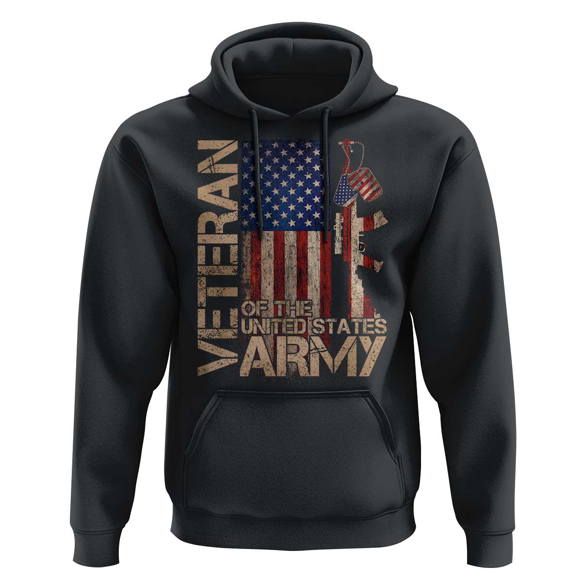 Veteran Of The United States Hoodie Army US Flag Veteran Patriotic