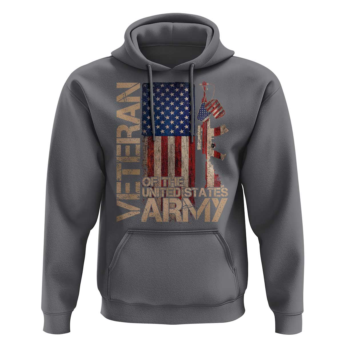 Veteran Of The United States Hoodie Army US Flag Veteran Patriotic