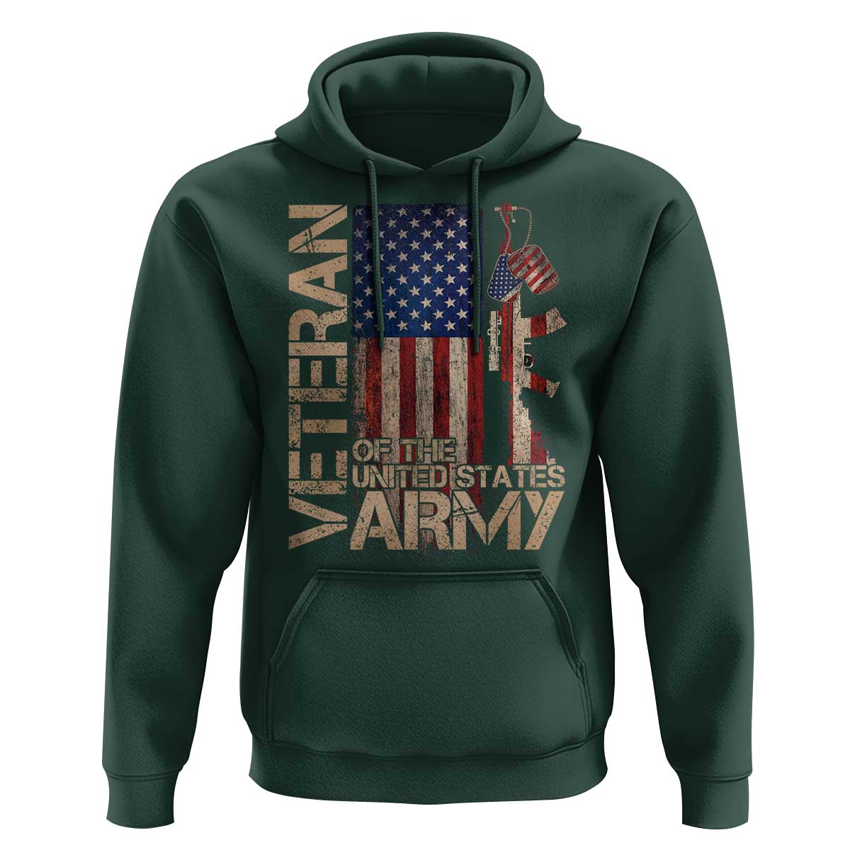 Veteran Of The United States Hoodie Army US Flag Veteran Patriotic