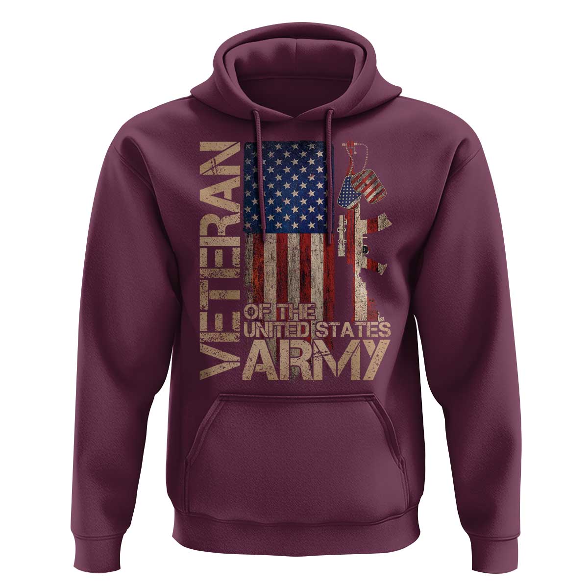 Veteran Of The United States Hoodie Army US Flag Veteran Patriotic