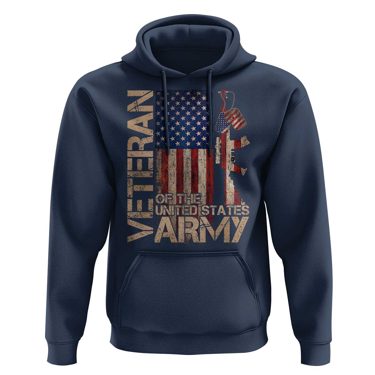 Veteran Of The United States Hoodie Army US Flag Veteran Patriotic