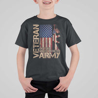 Veteran Of The United States T Shirt For Kid Army US Flag Veteran Patriotic