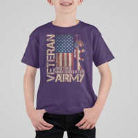 Veteran Of The United States T Shirt For Kid Army US Flag Veteran Patriotic
