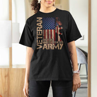 Veteran Of The United States T Shirt For Women Army US Flag Veteran Patriotic