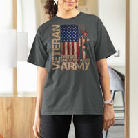 Veteran Of The United States T Shirt For Women Army US Flag Veteran Patriotic