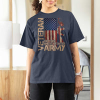 Veteran Of The United States T Shirt For Women Army US Flag Veteran Patriotic