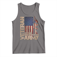 Veteran Of The United States Tank Top Army US Flag Veteran Patriotic