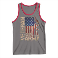 Veteran Of The United States Tank Top Army US Flag Veteran Patriotic