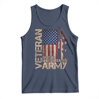Veteran Of The United States Tank Top Army US Flag Veteran Patriotic