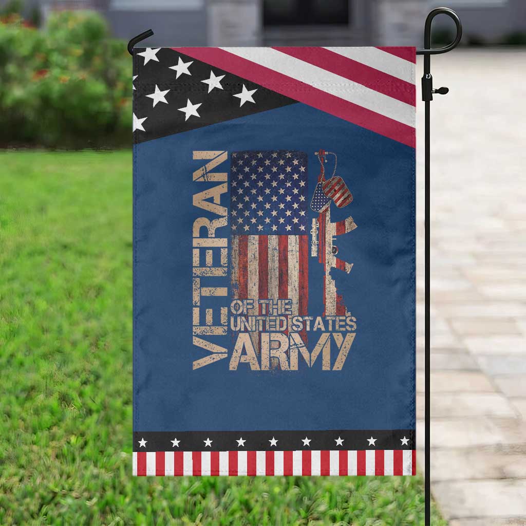 Veteran Of The United States Garden Flag Army US Flag Veteran Patriotic