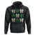 St Patricks Day Lucky Coquette Hoodie Leopard Shamrocks Bow Irish Gift