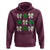 St Patricks Day Lucky Coquette Hoodie Leopard Shamrocks Bow Irish Gift