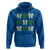 St Patricks Day Lucky Coquette Hoodie Leopard Shamrocks Bow Irish Gift