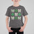 St Patricks Day Lucky Coquette T Shirt For Kid Leopard Shamrocks Bow Irish Gift