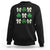 St Patricks Day Lucky Coquette Sweatshirt Leopard Shamrocks Bow Irish Gift
