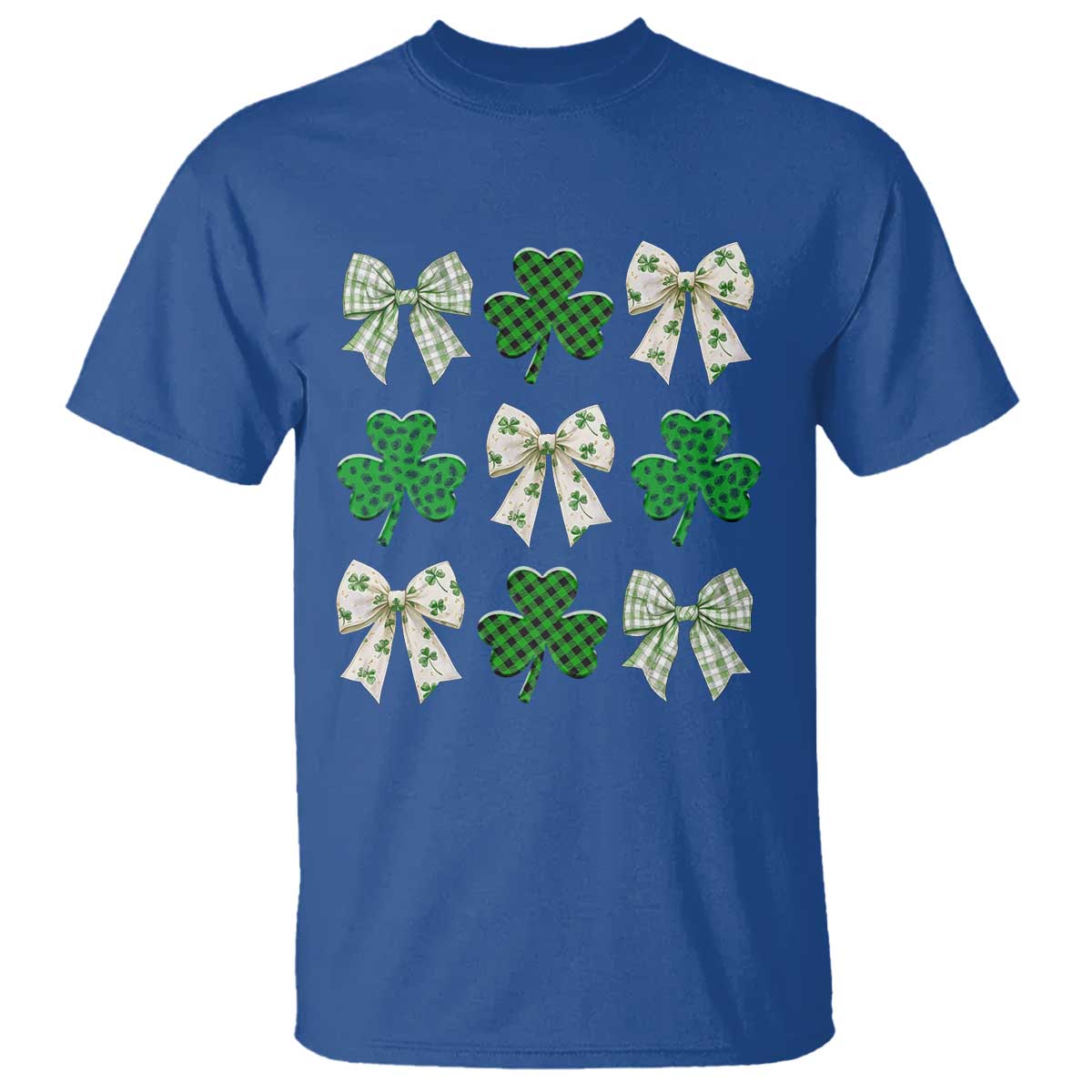 St Patricks Day Lucky Coquette T Shirt Leopard Shamrocks Bow Irish Gift
