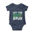 Let The Shenanigans Begin Bruh Funny St. Patricks Day Baby Onesie