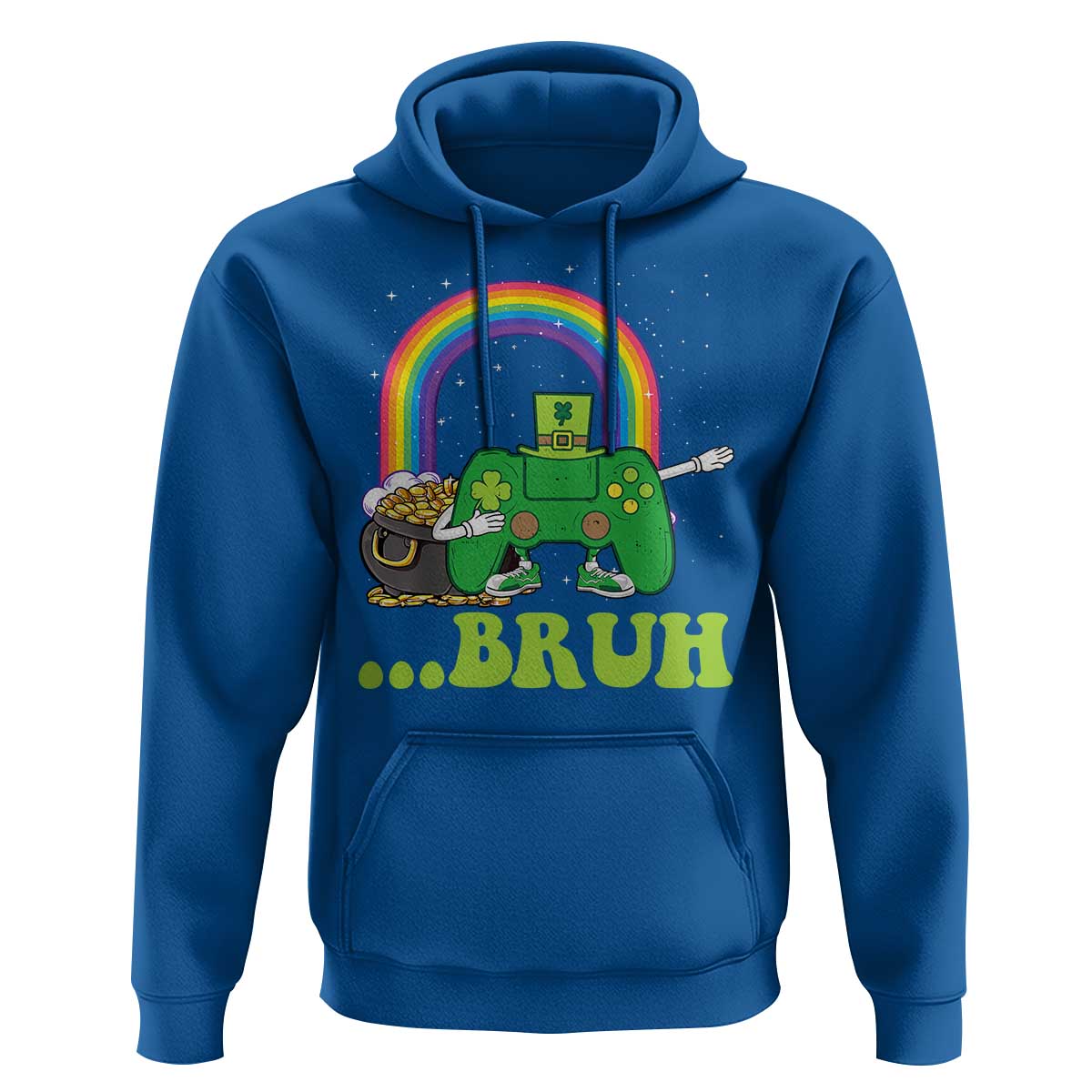 St Patricks Day Dabbing Video Game Controller Hoodie Irish Gamer Boys Dab Dance