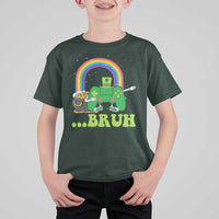 St Patricks Day Dabbing Video Game Controller T Shirt For Kid Irish Gamer Boys Dab Dance