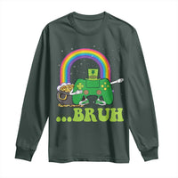 St Patricks Day Dabbing Video Game Controller Long Sleeve Shirt Irish Gamer Boys Dab Dance