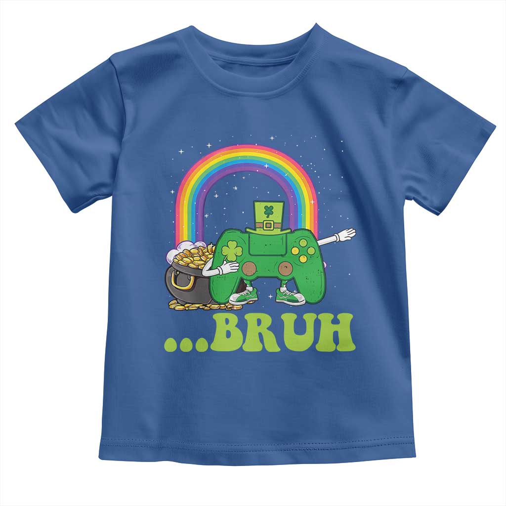 St Patricks Day Dabbing Video Game Controller Toddler T Shirt Irish Gamer Boys Dab Dance