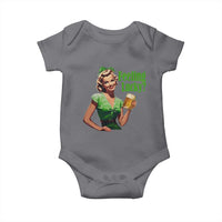 St. Patricks Day Baby Onesie Feeling Lucky Trendy Retro