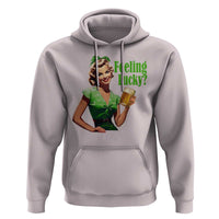St. Patricks Day Hoodie Feeling Lucky Trendy Retro