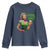 St. Patricks Day Youth Sweatshirt Feeling Lucky Trendy Retro