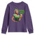 St. Patricks Day Youth Sweatshirt Feeling Lucky Trendy Retro