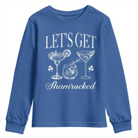 St Patricks Day Cocktail Youth Sweatshirt Lets Get Shamrocked