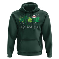 Nurse St Patricks Day Hoodie Stethoscope Scrub Irish Nurses Paddys Day