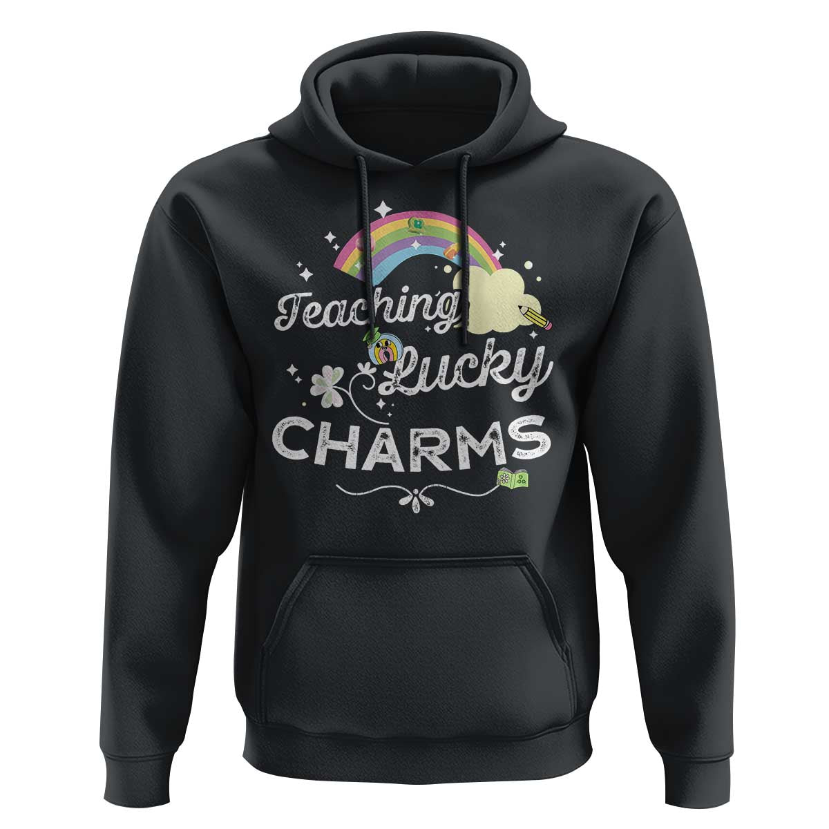 Girls St. Patricks Day Hoodie Little Miss Shenanigans