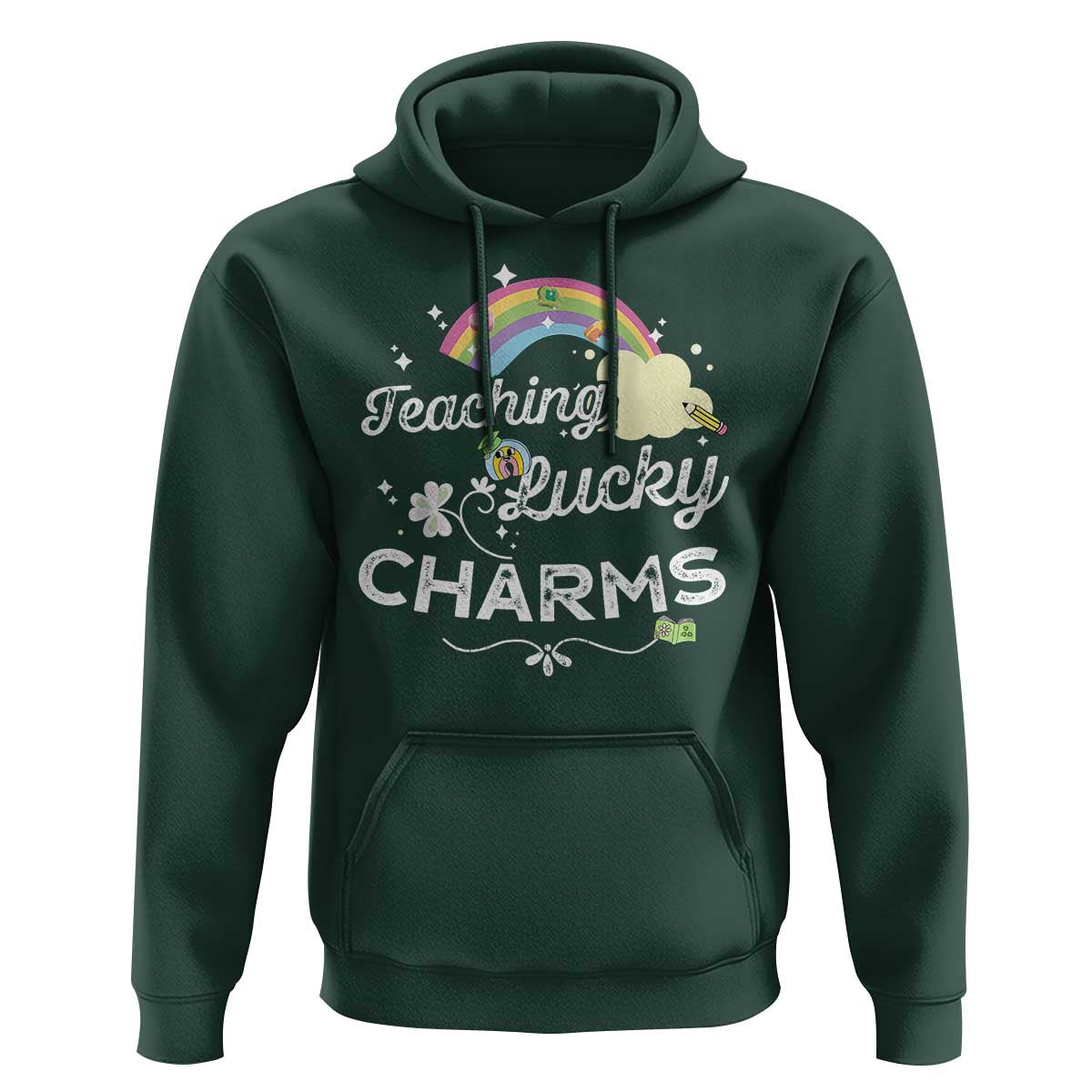Girls St. Patricks Day Hoodie Little Miss Shenanigans