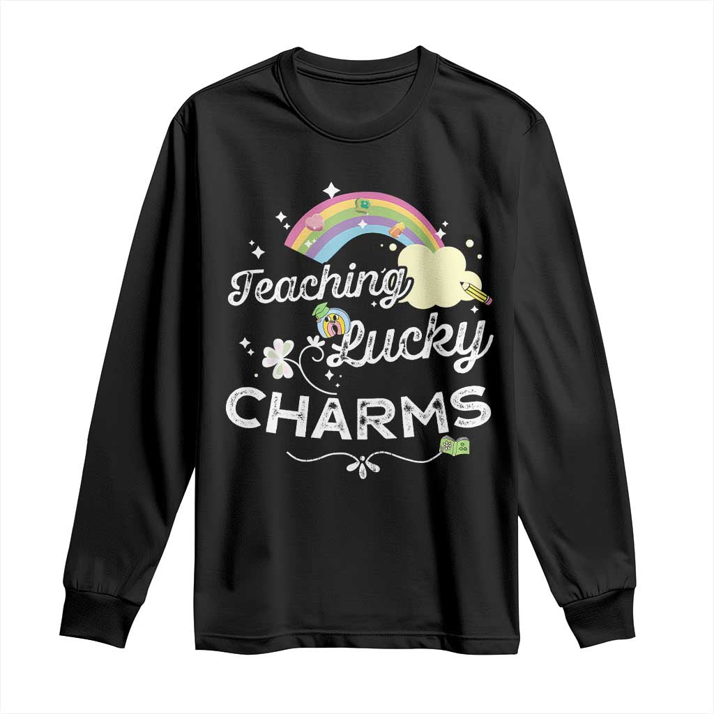 Girls St. Patricks Day Long Sleeve Shirt Little Miss Shenanigans
