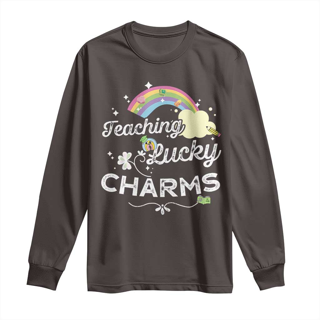 Girls St. Patricks Day Long Sleeve Shirt Little Miss Shenanigans